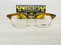 MOSCOT モスコット★メガネフレーム★YUKEL★伊達眼鏡 サーモントタイプ 未使用 美品★_画像1