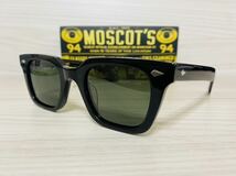 ★MOSCOT★モスコット★GROBER★サングラス★ブラック セルフレーム ウェリントン 未使用 美品_画像2