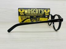 MOSCOT モスコット★ミルゼン★メガネフレーム★MILTZEN★伊達眼鏡 ウェリントン 黒縁 ノーズパッド付き 未使用 美品★_画像4