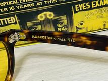 MOSCOT モスコット★レムトッシュ★サングラス★LEMTOSH★伊達眼鏡 カラーレンズ 鼈甲柄 ボストン 人気カラー 未使用 美品★_画像8