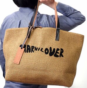 21 год весна лето превосходный товар Marni MARNI корзина MARNI LOVER сумка на плечо большая сумка Brown 1323 сумка 