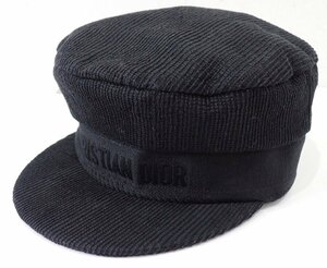  regular price 11 ten thousand jpy about superior article Dior Casquette lady's hat hat cap 57 black 1420