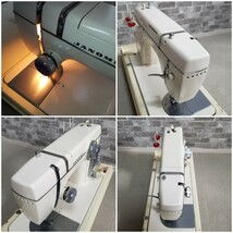 ★使用確認済み★フルセット★美品★JANOME ジャノメミシン フットペダル付き 昭和レトロ ミシン MODEL 804 裁縫 手工芸 _画像9