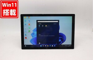 中古 2K対応 12.3型 タブレット Microsoft Surface Pro 6 Windows11 八世代 i5-8350U 8GB NVMe 256GB-SSD カメラ 無線 Office付 管:1633j