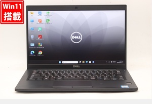 良品 フルHD 13.3型 DELL Latitude 7390 Windows11 八世代 i5-8350U 8GB 256GB-SSD カメラ 無線 Office付 中古パソコン 税無 管:1701w