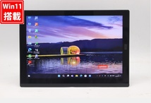 良品 2K対応 12型 タブレット Lenovo ThinkPad X1 Tablet Windows11七世代 i5-7y54 8GB NVMe 256GB-SSD カメラ LTE 無線 Office付 管:1836w_画像1