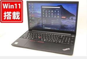 充放電回数38回 良品 フルHD 15.6型 Lenovo ThinkPad E15 Gen1 Windows11 10世代 i5-10210u 8GB 256GB-SSD カメラ 無線Wi-Fi6 管:1855m