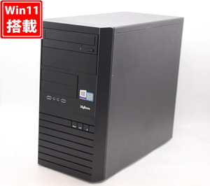 良品 THIRDWAVE ドスパラPC diginnos Magnate GE Windows11 八世代 i7-8700 16GB 256GB-SSD + 1TB-HDD Office付 中古パソコン 管:1032h