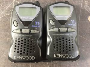 KENWOOD トランシーバー　2台　2474Z　ケンウッド　特定電力トランシーバー　アマチュア無線　本体のみ　現状品