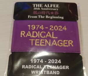 送料無料 アルフィー リストバンド THE ALFEE　50th Anniversary風の時代・春 From The Beginning ライブ　50周年