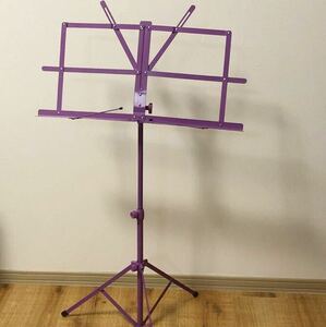  music stand folding type purple musical score stand 