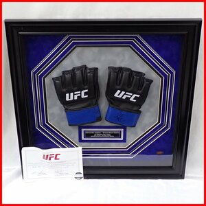 ★1円 UFC アレキサンダー・ヴォルコフ サイン入り 実使用 グローブ 額装品/ファイター/元世界ヘビー級王者/格闘技/証明書付き&1976900006