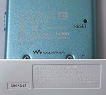 ★SONY/ソニー ウォークマン Sシリーズ 本体 8GB NW-S774 + ポータブルドックスピーカー RDP-NWT19/ブルー/動作品/付属品あり&1984600004_画像7