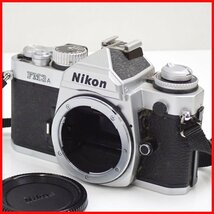 ★Nikon/ニコン 一眼レフフィルムカメラ FM3A ボディ/キャップ・ストラップ付き/ジャンク扱い&1932000273_画像1