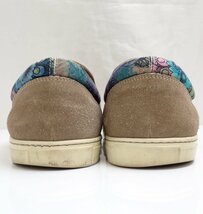 ★JIMMY CHOO/ジミーチュウ スリッポン 40/メンズ25cm相当/マルチカラー/花柄/キャンバス/シューズ&1556500074_画像3