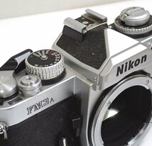 ★Nikon/ニコン 一眼レフフィルムカメラ FM3A ボディ/キャップ・ストラップ付き/ジャンク扱い&1932000273_画像6