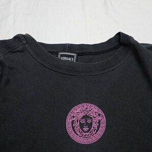 ★Versace Jeans Couture/ヴェルサーチジーンズクチュール 半袖Tシャツ メンズL/ブラック/メデューサ/コットン100%&1963400059の画像3