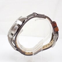 ★FOSSIL/フォッシル JR1157 クロノグラフ クォーツ腕時計 ブラウン/革ベルト/5ATM/ジャンク扱い&1768800016_画像5