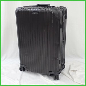 ★RIMOWA/リモワ トパーズ ステルス スーツケース 920.63.01.4/マットブラック/63L/フレームタイプ/4輪/TSAロック/付属品あり1983700001