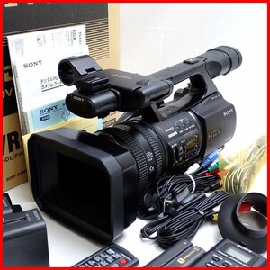 *1 jpy almost unused SONY 2015 year made business use video camera HDV cam ko-da-HVR-Z5J etc. 5 point set /HVR-MRC1 other / accessory * extra attaching &0281500007