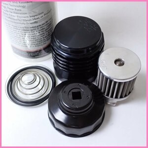 *1 jpy almost unused K&P engineer ring stainless steel micro nik oil filter S9/ bike parts / accessory equipped &1966300065