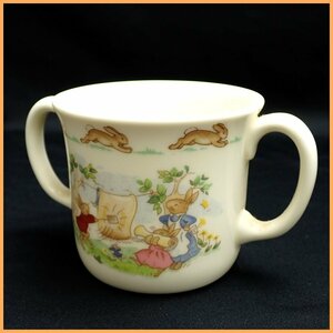 ★Royal Doulton/ロイヤルドルトン バニキンズ 両手マグカップ/イングリッシュファインボーンチャイナ/ウサギ/洋食器&1986800007