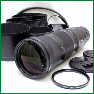 *Nikon/ Nikon single‐lens reflex for super seeing at distance zoom lens NIKKOR Z 180-600mm f/5.6-6.3 VR/ rom and rear (before and after) cap * hood etc. attached / junk treatment &0997300904