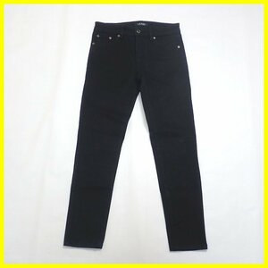 * low Len Ralph Lauren premium skinny cropped pants 00/S~M corresponding / black / cotton other / stretch &1188800019