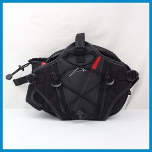 ★ Красивые товары Kushitani/Kushitani Hip Bag K-3601/черный/нейлон/плечевой ремень с дождевым покрытием и 1928500014