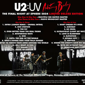 U2 / THE FINAL NIGHT AT SPHERE 2024 : LIMITED DELUXE (4CD) 限定100セット！の画像4