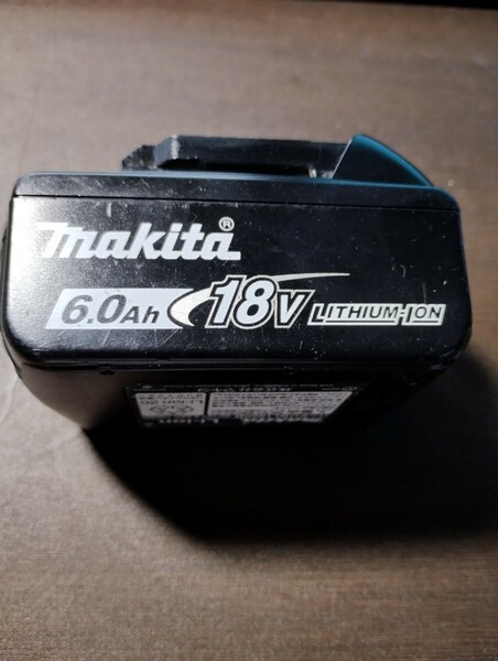 【中古】makitaマキタ「ＢＬ１８６０Ｂ」純正リチウムイオンバッテリー電池18v 6.0Ah