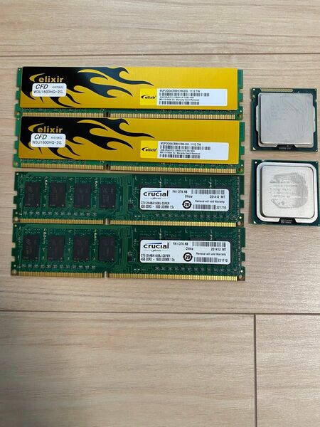 CPU メモリーセット ジャンク品 CORE i5 E6600 DDR3