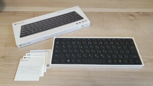 Microsoft デザイナー コンパクト キーボード（ブラック）