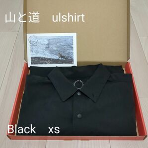 【美品】山と道 UL Shirt Black　XS