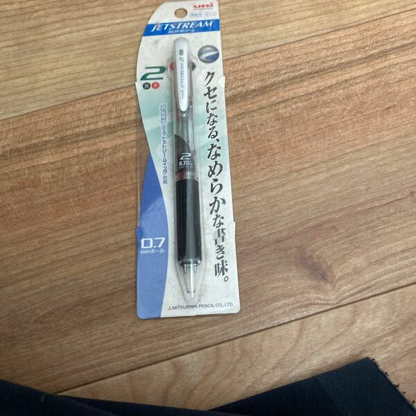 三菱鉛筆 ジェットストリーム2色ボールペン 透明 SXE2300-07-1P.
