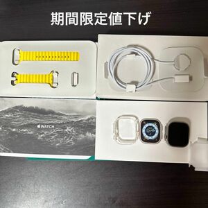 Apple Watch Ultra 1世代49mmーイエローオーシャンバンド