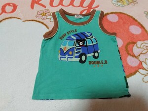  Miki House DOUBLE.B tank top 90 green 