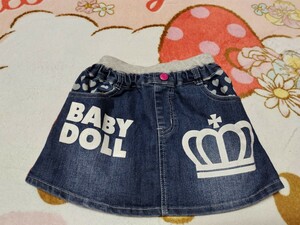 BABY DOLLミッキースカート130