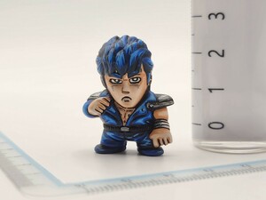 北斗の拳SD消しゴム 塗装 リペイント ケンシロウ フィギュア[24e10検]Fist of the North Starトキ ペイント ジャギ ラオウ 黒王号 レイ