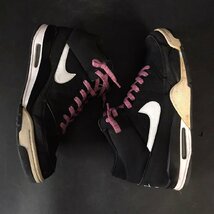 ER0411-30-3 NIKE 414967-091 28cm AIR 靴 スニーカー ブラック ピンク キズスレ有 80サイズ_画像4