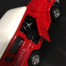 ER0430-22-3 トミカ ダンディ DJ-013 TOYOTA ミニカー ミニチュア 箱破損有 レッド トヨタ ランドクルーザー BJ41V-KCY 全長9.5㎝ 60サイズ_画像9