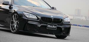 【T21】WALD ヴァルド BMW F06 6シリーズ グランクーペ フロントバンパースポイラー Black Bison FRP製 新品未塗装品 個人宅発送不可