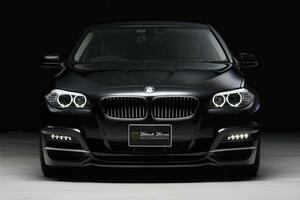 【T21】WALD ヴァルド BMW F10 5シリーズ Black Bison フロントバンパースポイラー FRP製　新品未塗装品　個人宅発送不可