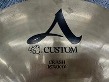 □t105　中古★Zildjian　CUSTOM CRASH 16/40cm　ジルジャン　シンバル_画像6