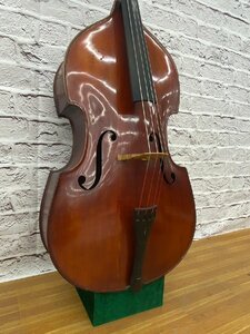 □t2592　ジャンク★KARL HOFNER　カールヘフナー　コントラバス　ウッドベース　ドイツ製　ソフトケース付き【直接引き取り限定・愛知県】