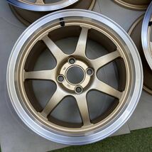 【0075】★中古美品★リペア済★15インチ　Weds　15×7JJ　ET38　PCD100　4穴　ハブ径65　アルミホイール4本_画像5