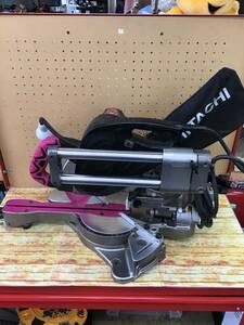 【中古品】★ハイコーキ(HIKOKI ※旧:日立工機) 卓上スライド丸のこ C7RSHC