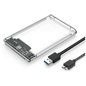 2.5インチ HDD/SSD 透明ケース！ＳＡＴＡ接続のSSD、HDDを外付けで使えます！USB3.0で高速！
