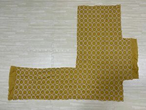 サークル刺繍生地　コットンリネン　薄手　ハギレ　はぎれ　北欧　ハンドメイド　小物　ポーチ　ぬいぐるみ　バッグ