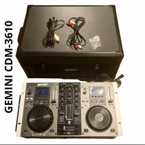 GEMINI CDM-3610 CD-J контроллер жесткий чехол есть 